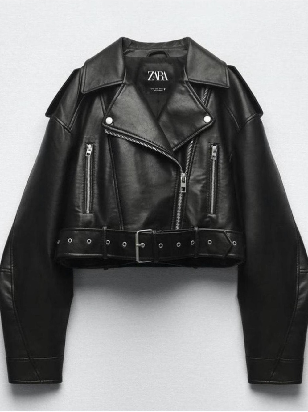 Zara leather jacket